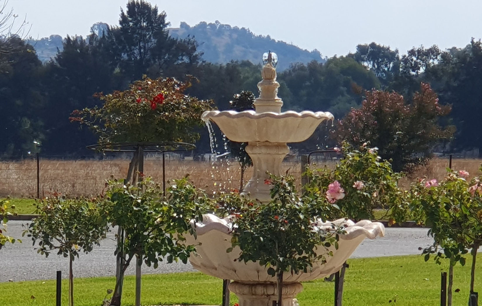 Fountain at Wagga Wagga Lawn Cemetery and Crematorium